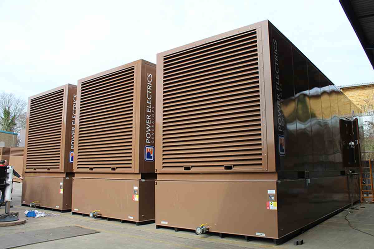 3 1000kVA Power Electrics hire generators