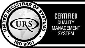 URS ISO9001 Certified badge