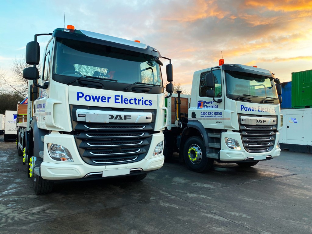 Power Electrics Adds to UK’s Largest Generator Transport Fleet