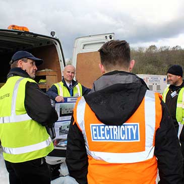 Health and safety manager conducting training