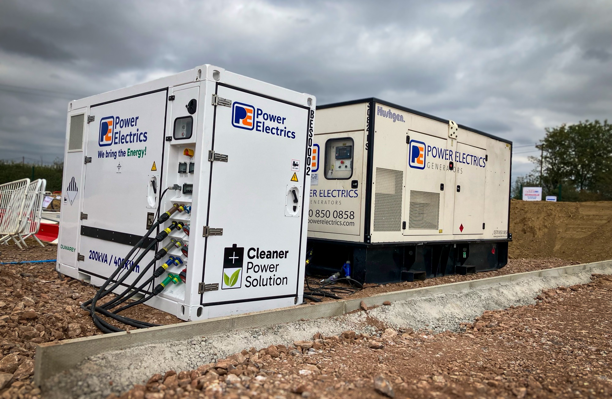 Using BES Systems for Peak-Shaving and Load-Levelling in Major Civils Work